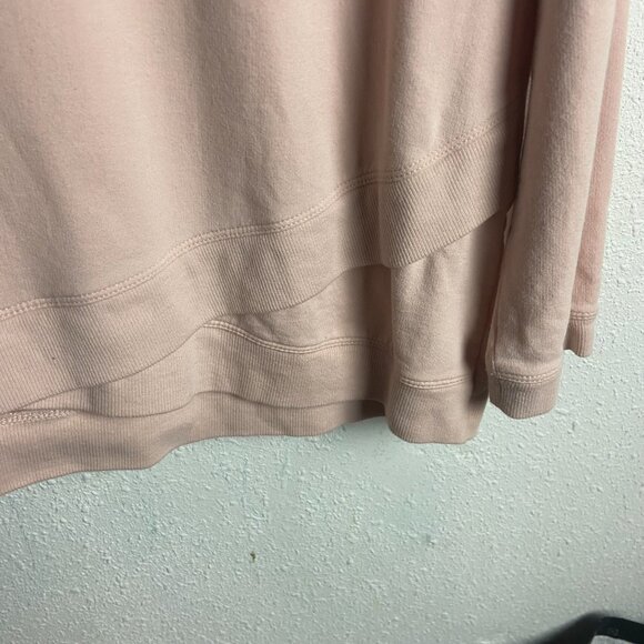 Pure J Jill Size L Pima Cotton Lightweight Layered Shirt Top Ballet Pink Soft - Picture 4 of 5